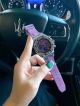 Replica Audemars Piguet Royal Oak Chronograph Watch Purple Rubber Diamond Bezel For Lady (6)_th.jpg